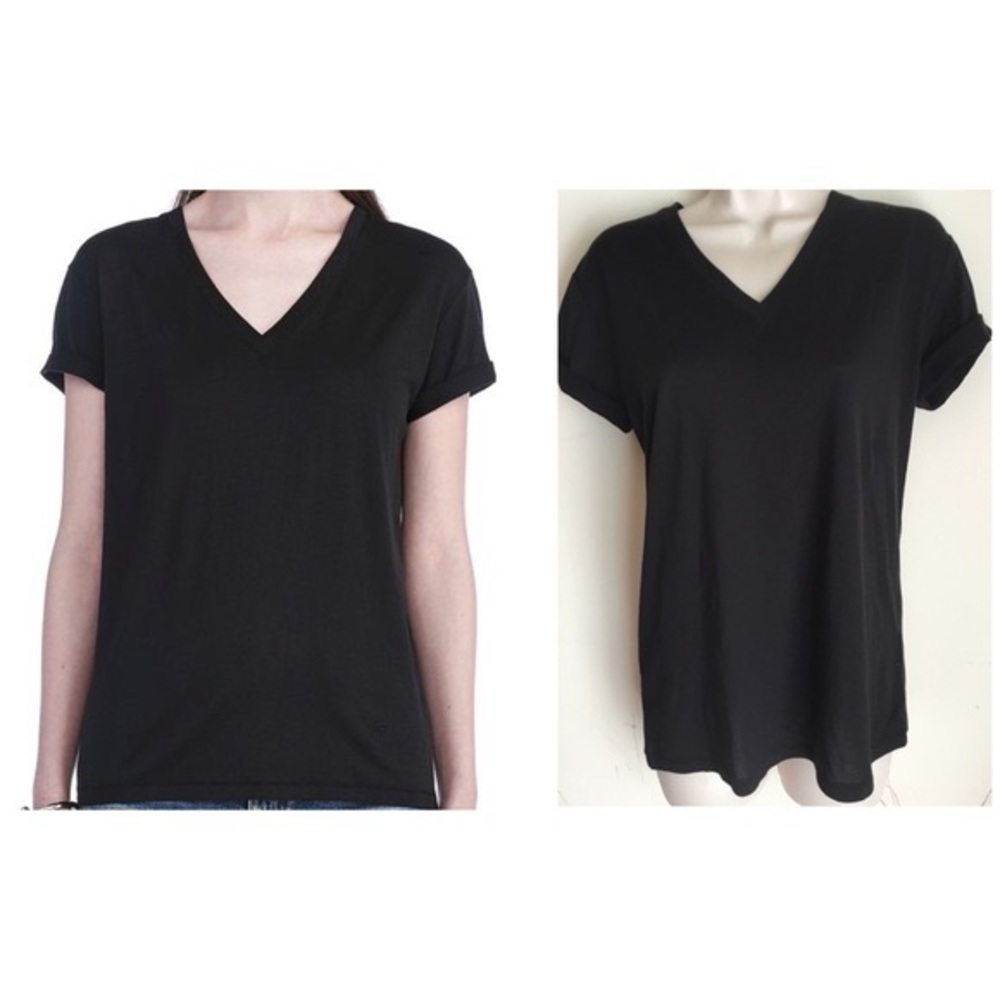 Alexander Wang Black Cotton T-Shirt NWT